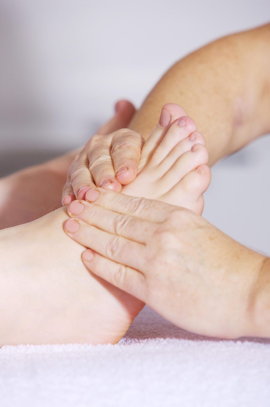 Entspannende Fußmassage